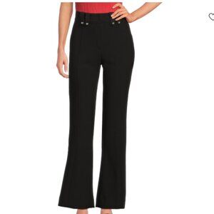 Derek Lam 10 Crosby Women's Dawson Flare Trousers, Black - Size 0